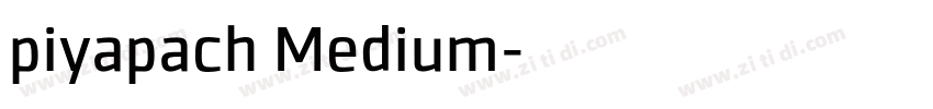piyapach Medium字体转换